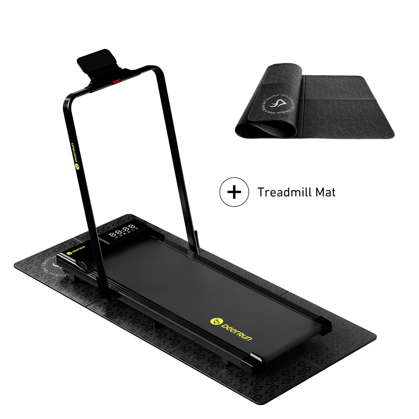 Deerrun A5 Pro Smart 2-In-1 Folding Walkingpad with Handrail