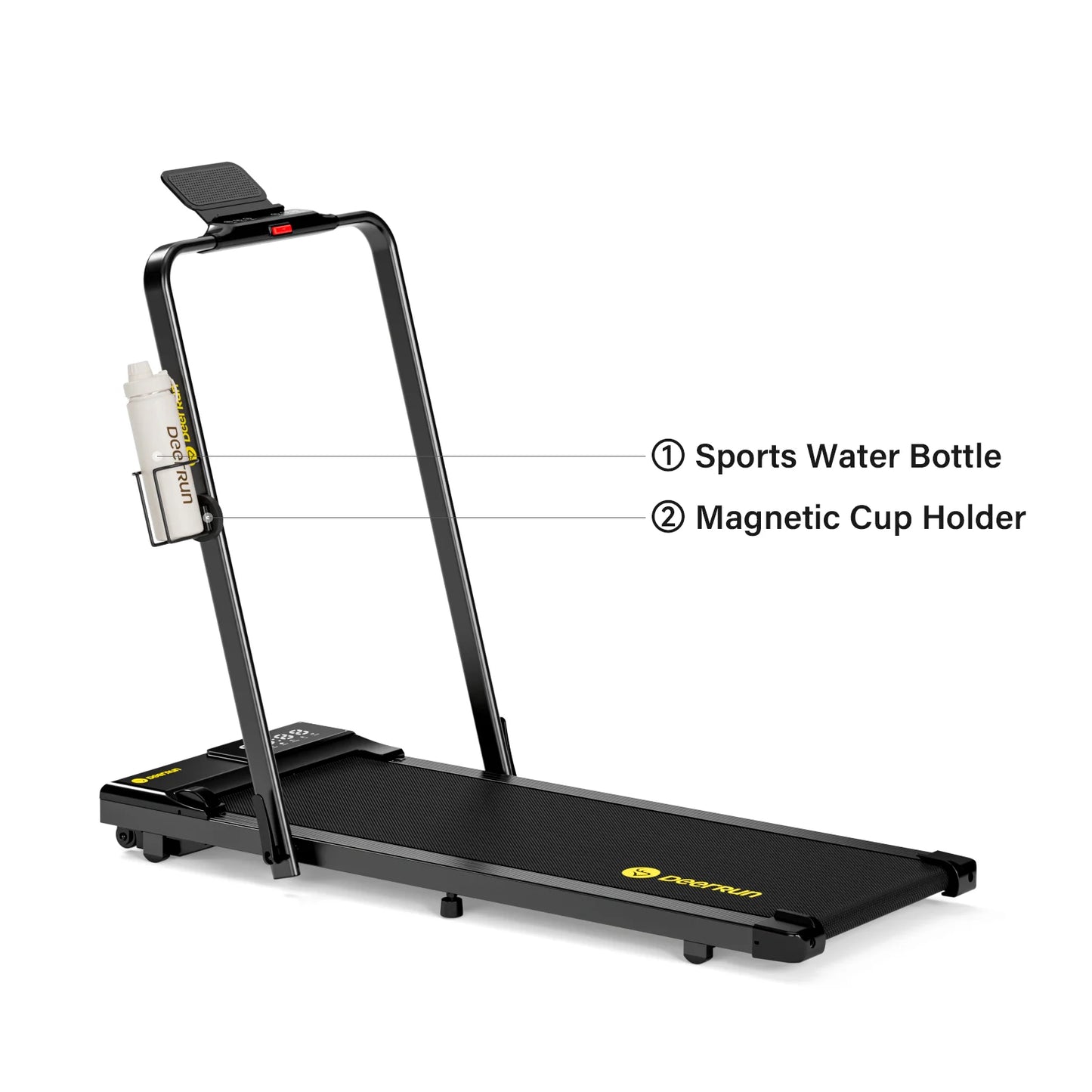 Deerrun A5 Pro Smart 2-In-1 Folding Walkingpad with Handrail