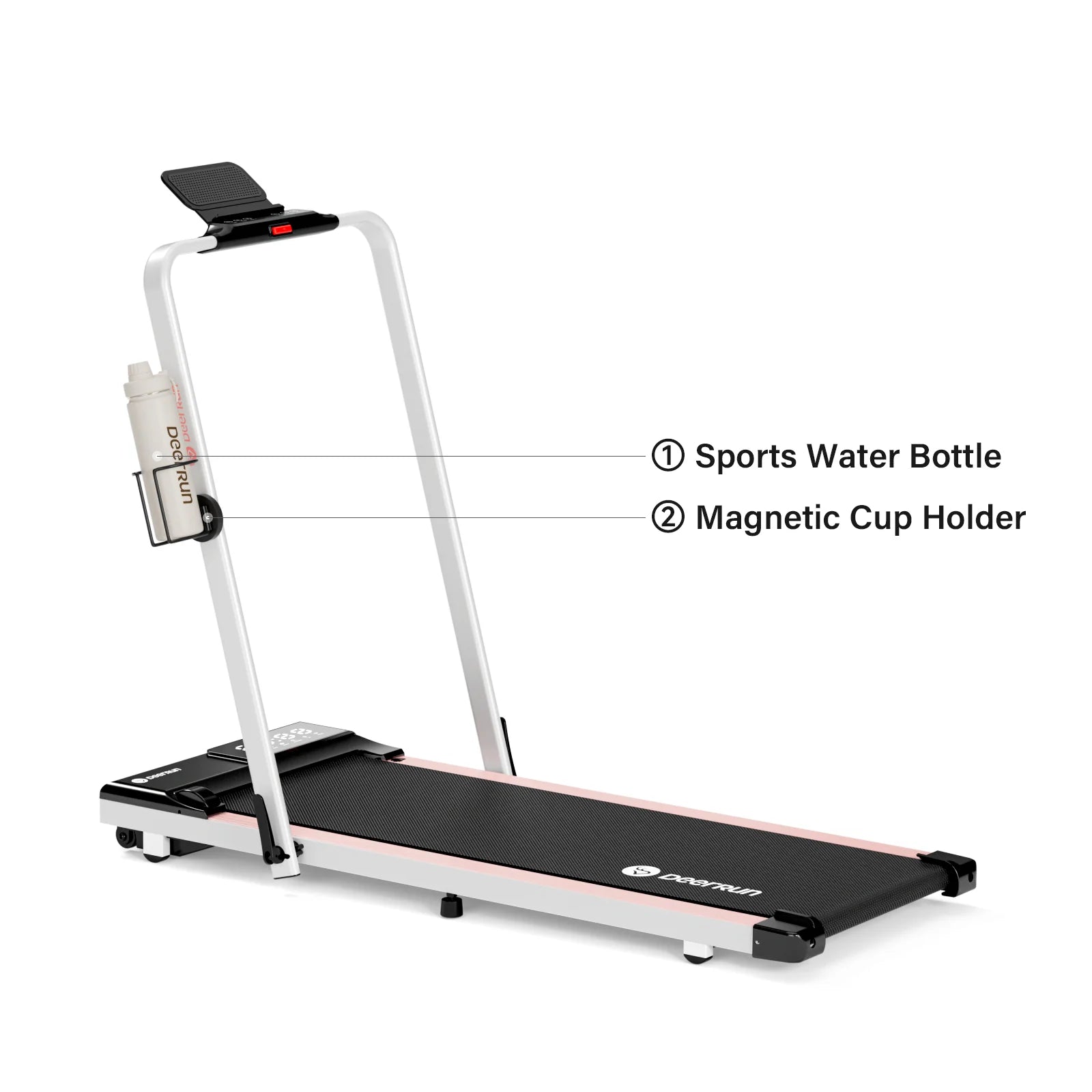 Deerrun A5 Pro Smart 2-In-1 Folding Walkingpad with Handrail