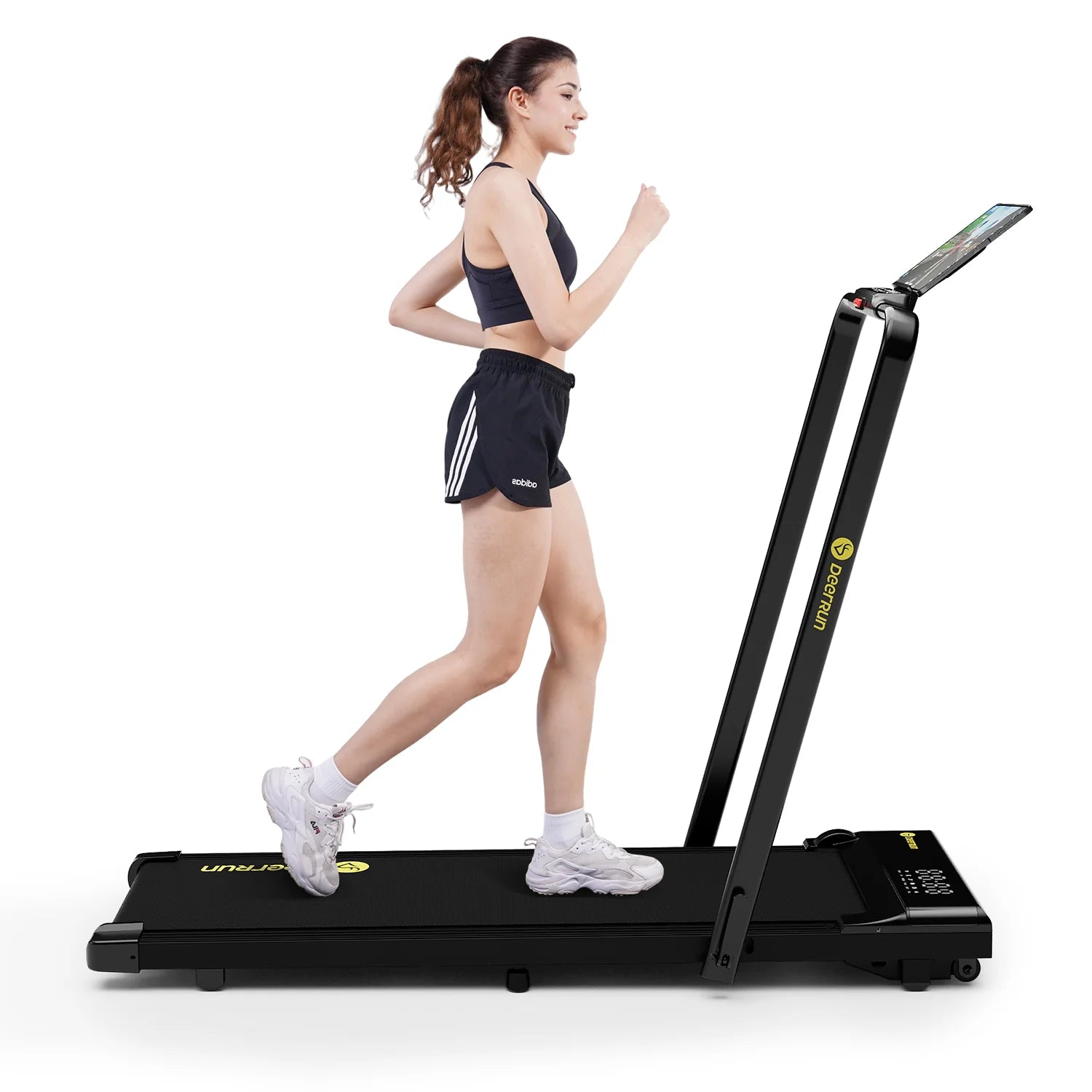 Deerrun A5 Pro Smart 2-In-1 Folding Walkingpad with Handrail
