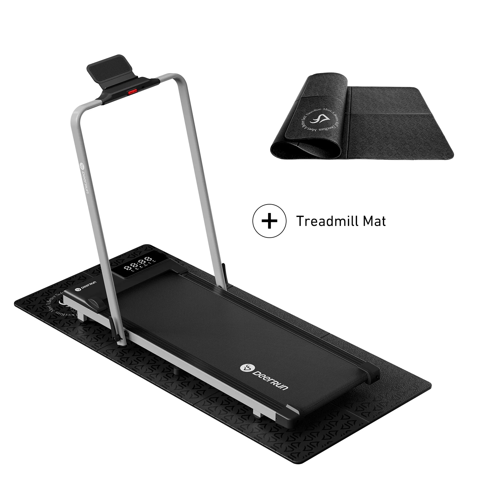Deerrun A5 Pro Smart 2-In-1 Folding Walkingpad with Handrail