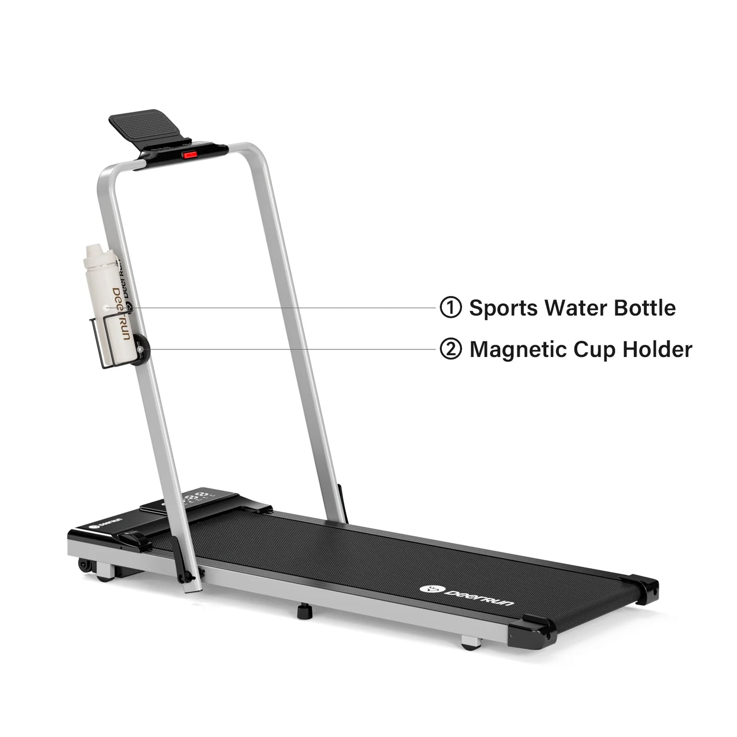 Deerrun A5 Pro Smart 2-In-1 Folding Walkingpad with Handrail