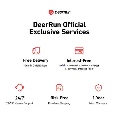 Deerrun A5 Pro Smart 2-In-1 Folding Walkingpad with Handrail